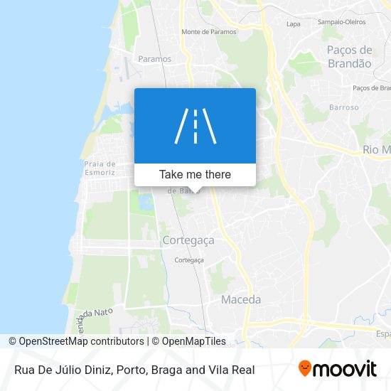 Rua De Júlio Diniz map