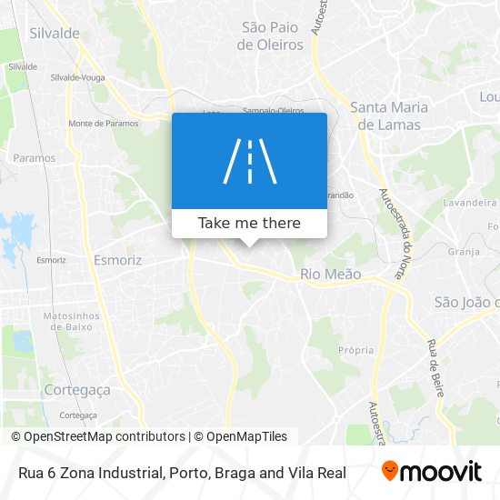 Rua 6 Zona Industrial map