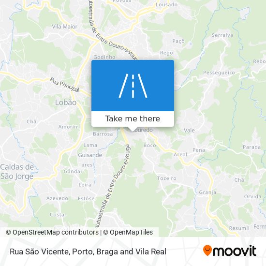 Rua São Vicente map