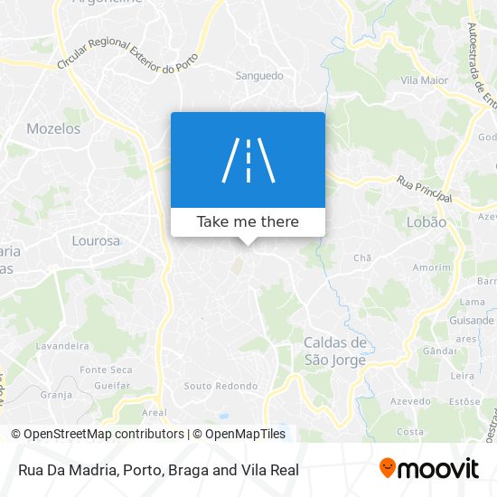 Rua Da Madria map