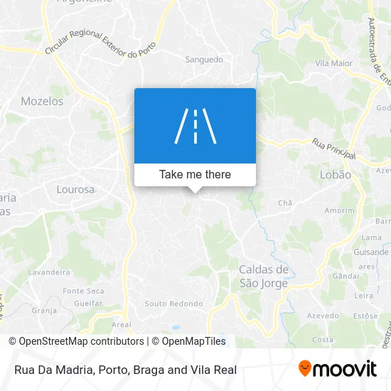 Rua Da Madria map