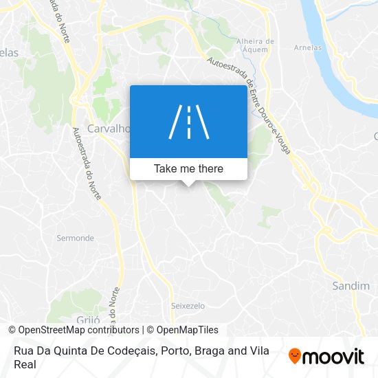 Rua Da Quinta De Codeçais mapa