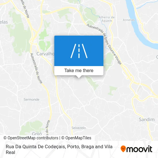 Rua Da Quinta De Codeçais map