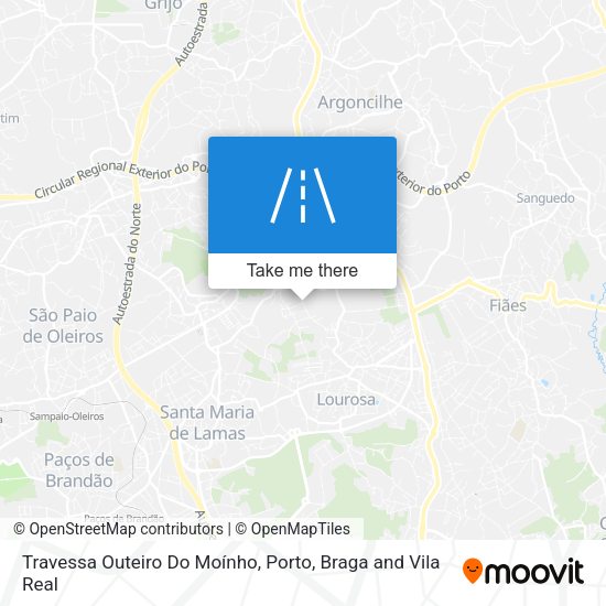 Travessa Outeiro Do Moínho map