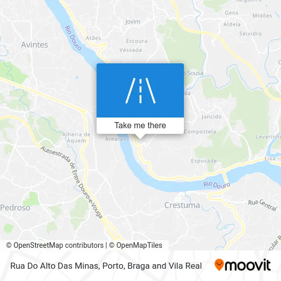 Rua Do Alto Das Minas map