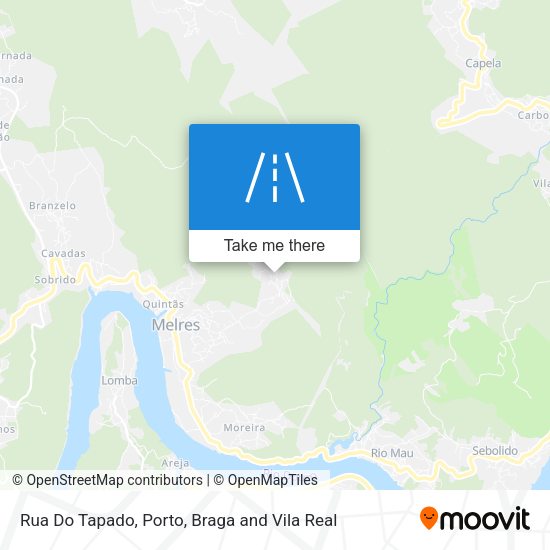 Rua Do Tapado mapa
