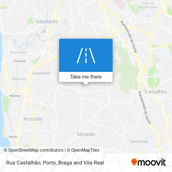 Rua Castalhão map