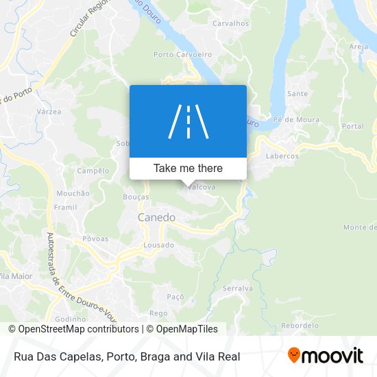 Rua Das Capelas mapa