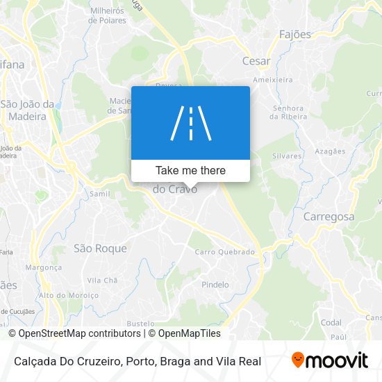 Calçada Do Cruzeiro map