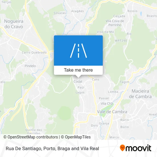 Rua De Santiago map