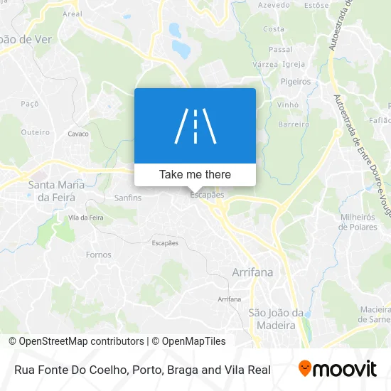 Rua Fonte Do Coelho map