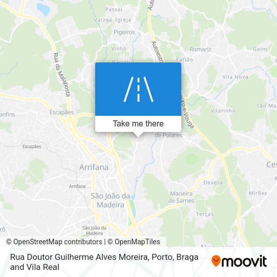 Rua Doutor Guilherme Alves Moreira map