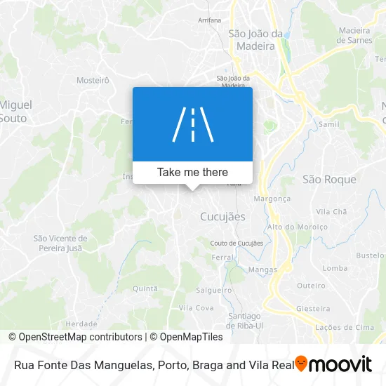 Rua Fonte Das Manguelas map