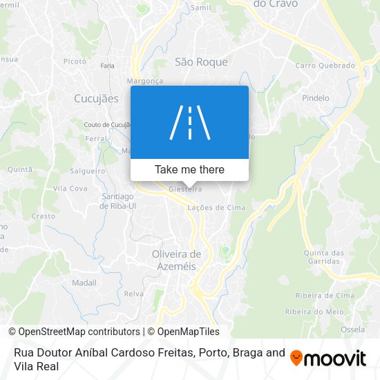 Rua Doutor Aníbal Cardoso Freitas map