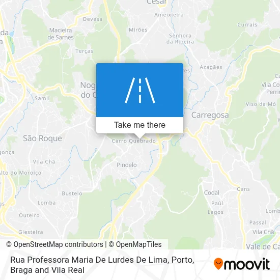 Rua Professora Maria De Lurdes De Lima map