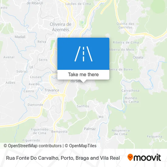 Rua Fonte Do Carvalho map