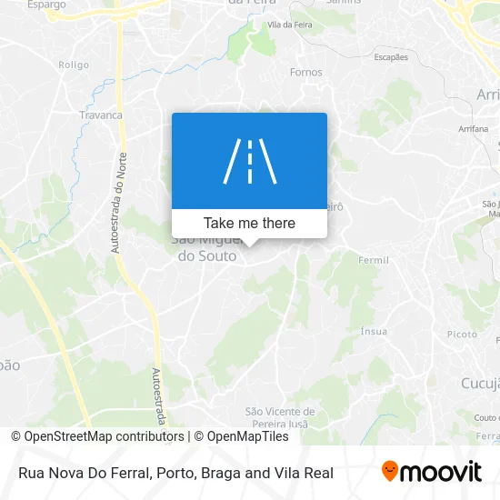 Rua Nova Do Ferral map