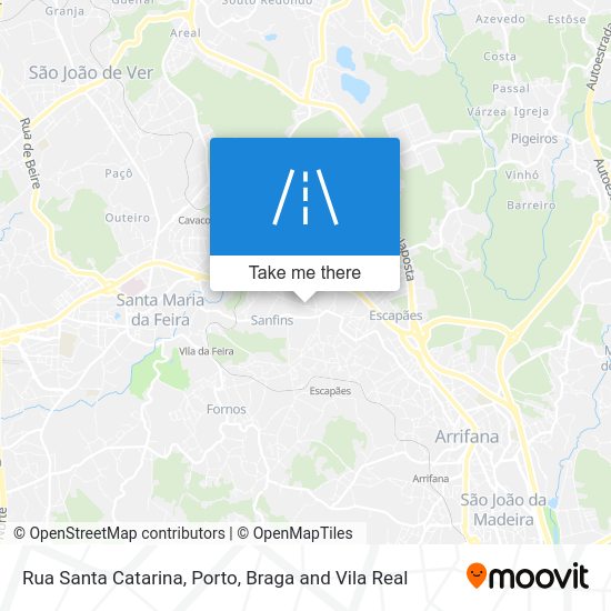 Rua Santa Catarina map