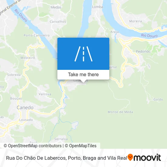 Rua Do Chão De Labercos mapa