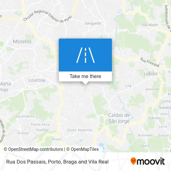 Rua Dos Passais map