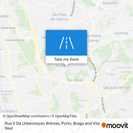 Rua 6 Da Urbanização Brévias map