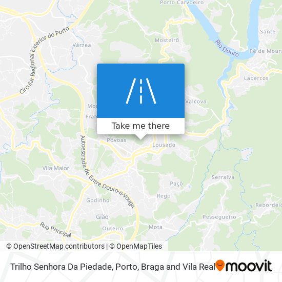 Trilho Senhora Da Piedade map