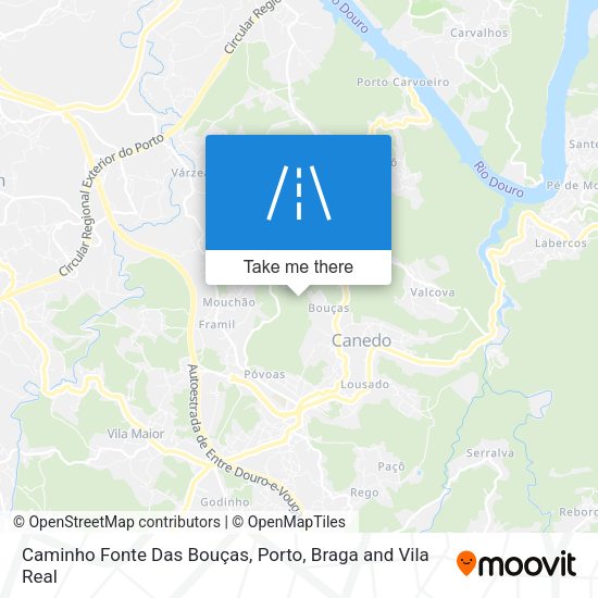 Caminho Fonte Das Bouças map
