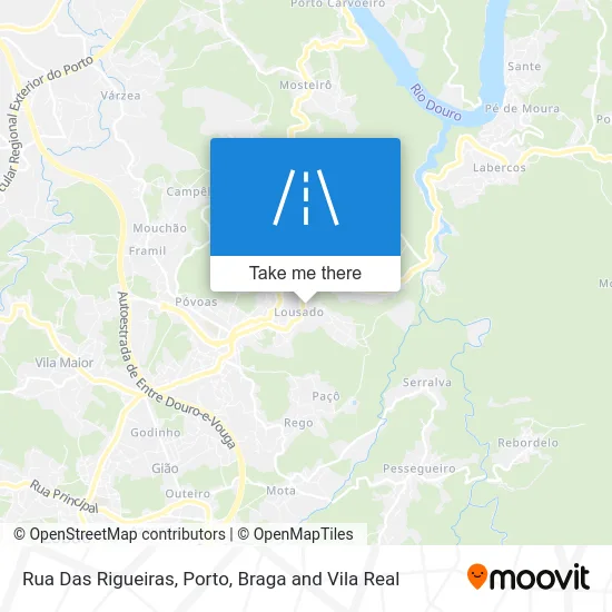 Rua Das Rigueiras map