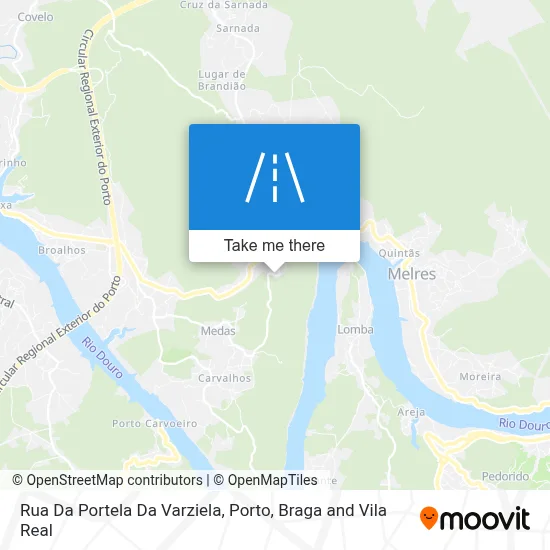 Rua Da Portela Da Varziela map