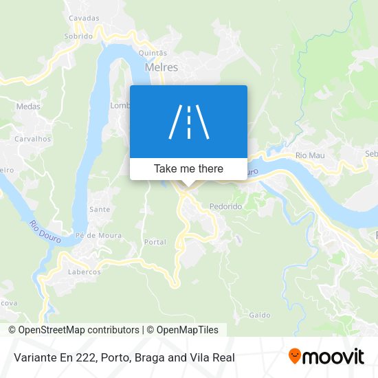 Variante En 222 mapa