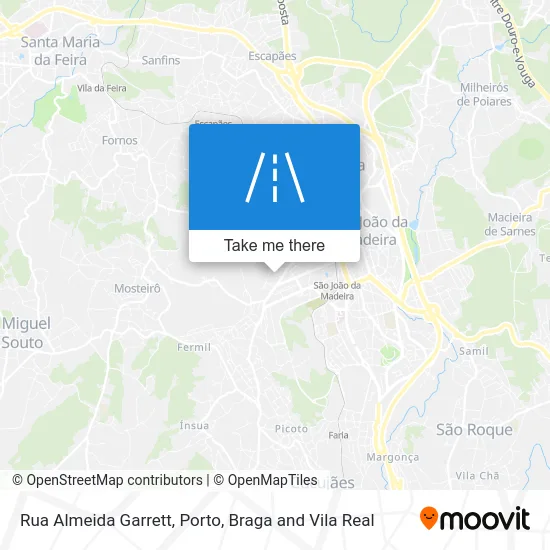 Rua Almeida Garrett map