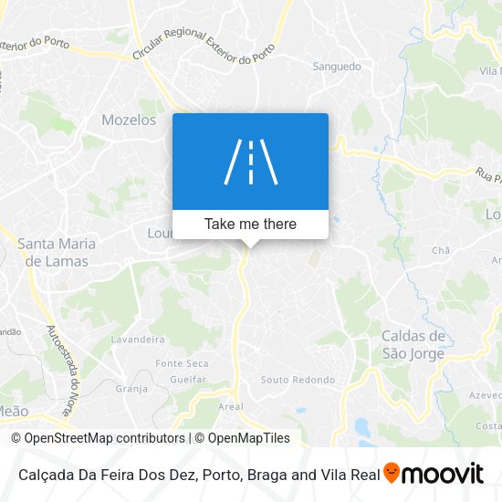 Calçada Da Feira Dos Dez map