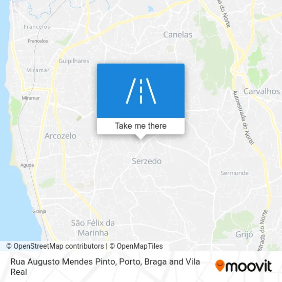 Rua Augusto Mendes Pinto map