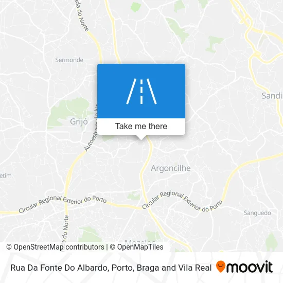 Rua Da Fonte Do Albardo map