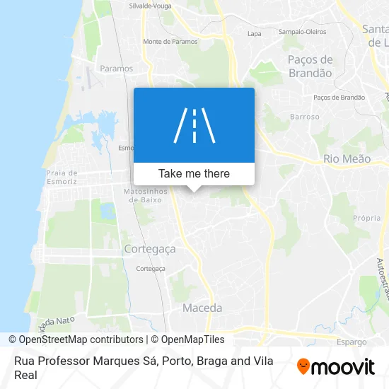 Rua Professor Marques Sá map