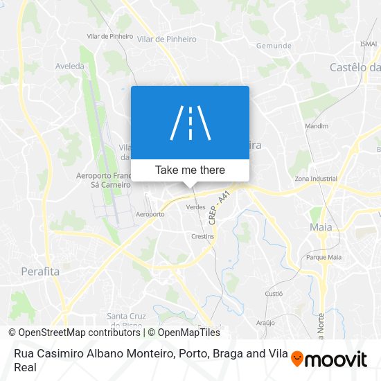 Rua Casimiro Albano Monteiro map