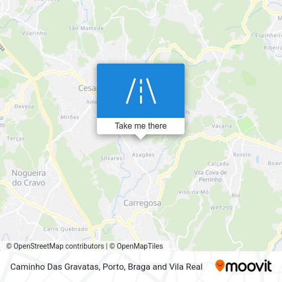 Caminho Das Gravatas mapa