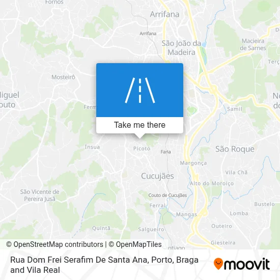 Rua Dom Frei Serafim De Santa Ana map