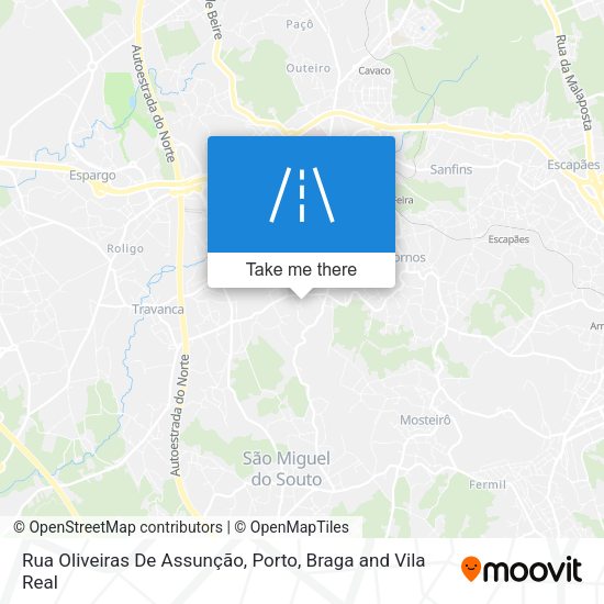 Rua Oliveiras De Assunção mapa