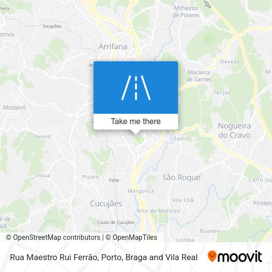 Rua Maestro Rui Ferrão map