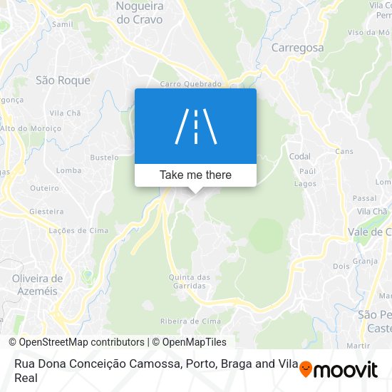 Rua Dona Conceição Camossa mapa