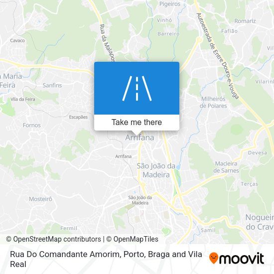 Rua Do Comandante Amorim map