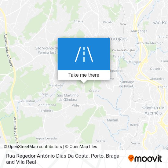 Rua Regedor António Dias Da Costa map
