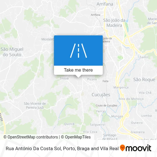 Rua António Da Costa Sol map