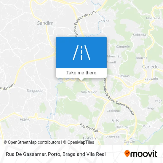 Rua De Gassamar map