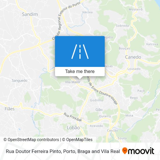 Rua Doutor Ferreira Pinto mapa