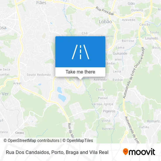 Rua Dos Candaidos map