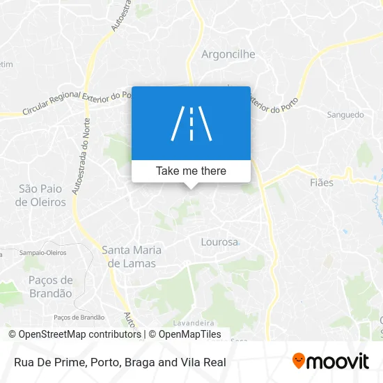 Rua De Prime map