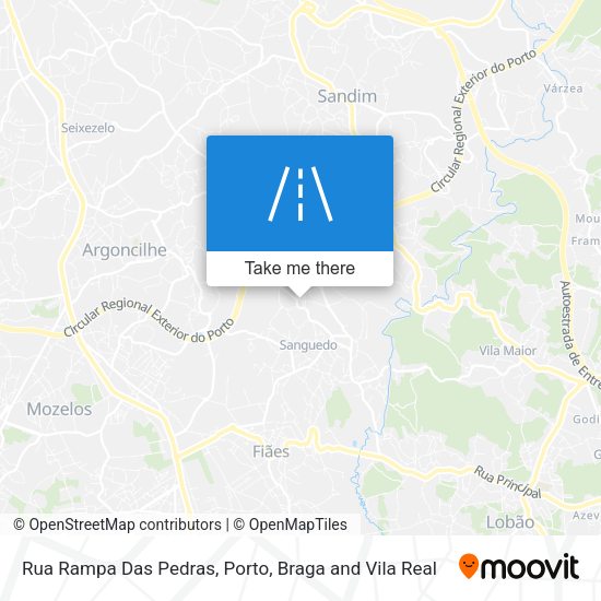 Rua Rampa Das Pedras mapa