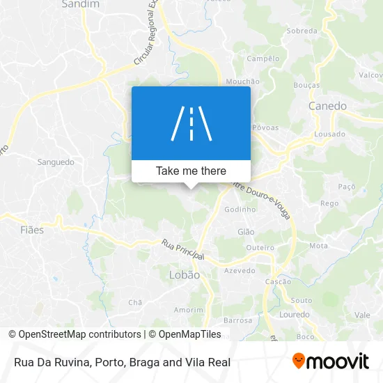 Rua Da Ruvina map